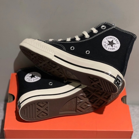 NWT Converse Chuck Taylor All Star 70 High Black Unisex - Picture 3 of 7